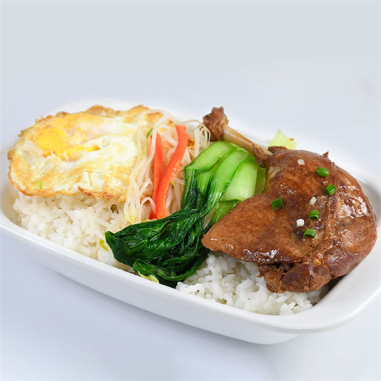 鸭腿素菜盖浇饭图片(鸭腿饭能不能当减脂餐) 鸭腿素菜盖浇饭图片(鸭腿饭能不能当减脂餐)