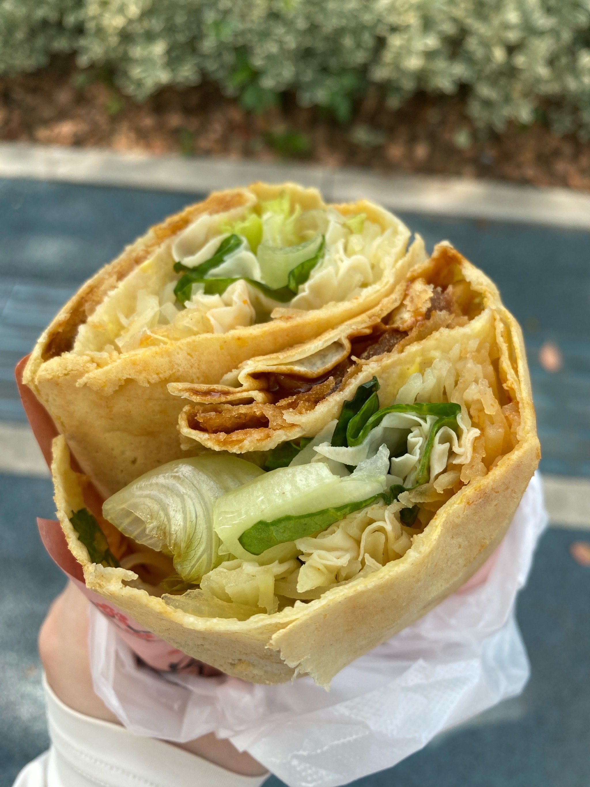 煎饼早餐图片大全(早餐煎饼做法,简单营养,4分钟) 煎饼早餐图片大全(早餐煎饼做法,简单营养,4分钟)