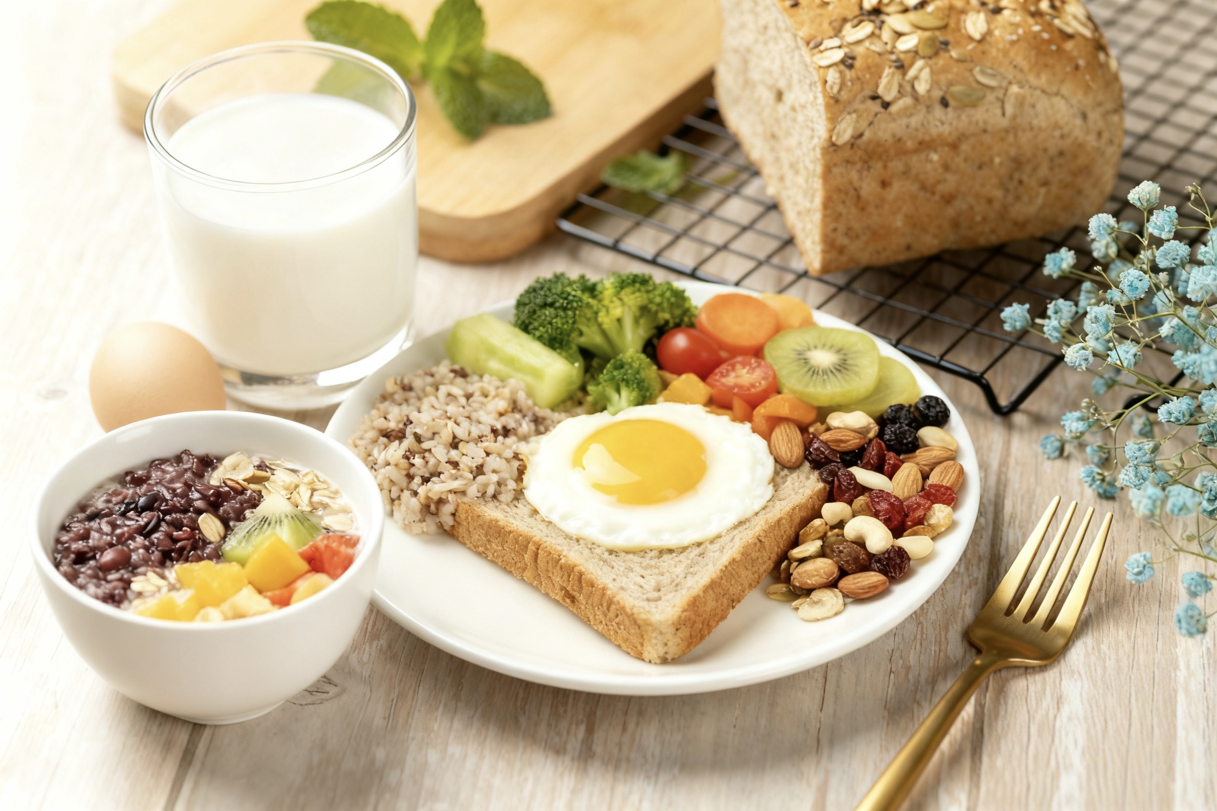 早餐全麦面包搭配(早餐全麦面包搭配什么好)