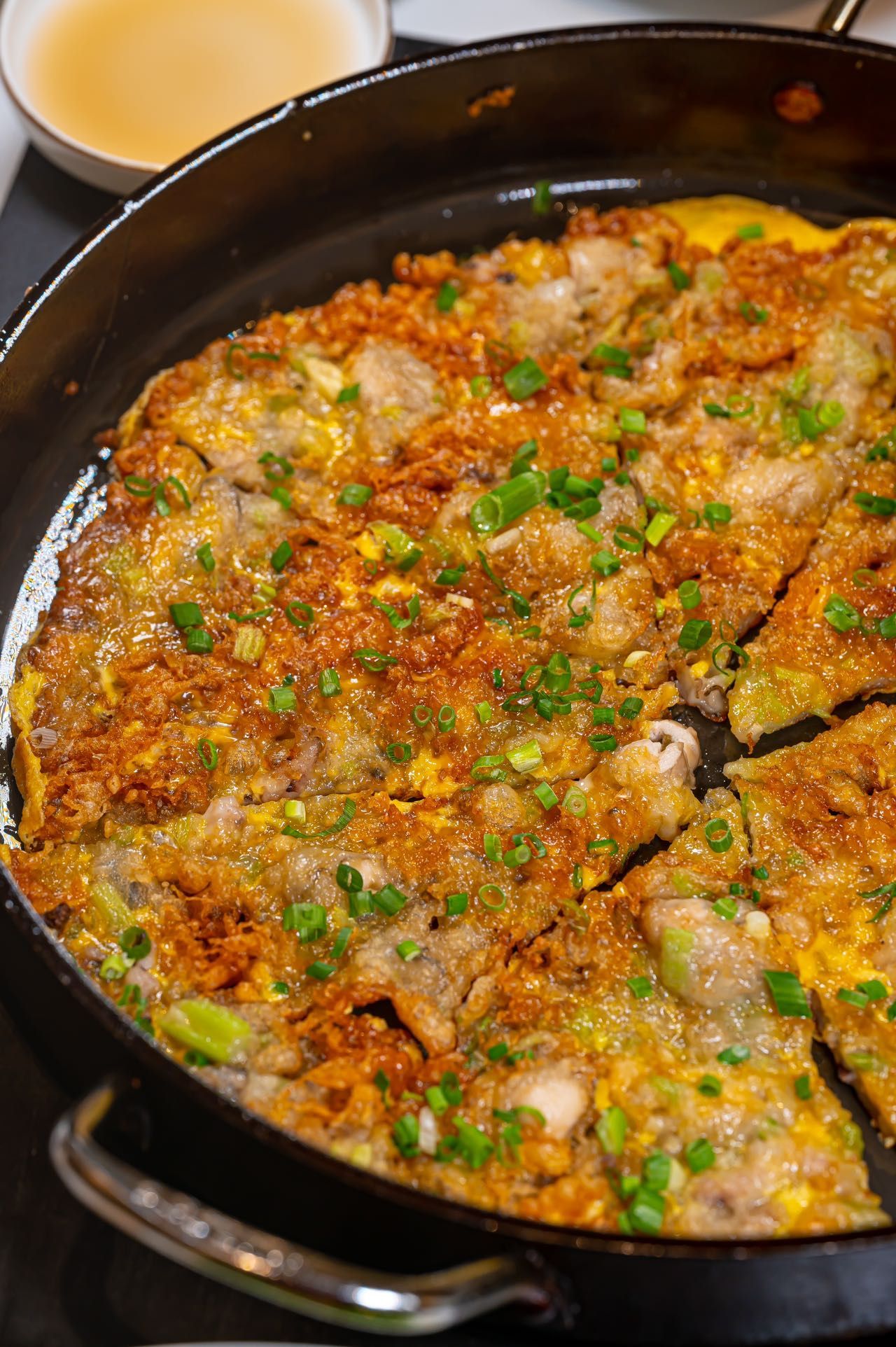 潮州小吃耗煎(潮汕煎蚝烙图片)