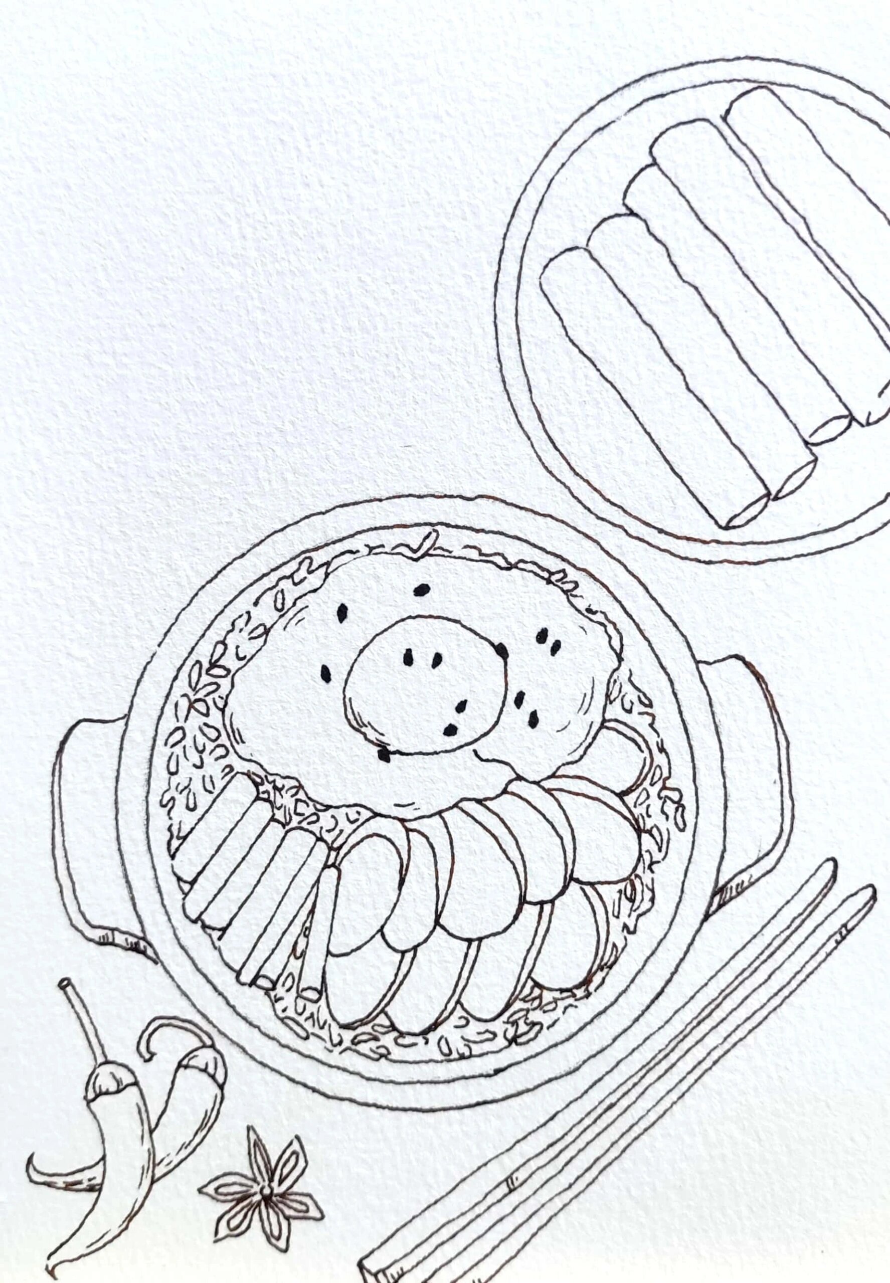 手绘家常菜(手绘家常菜图片)