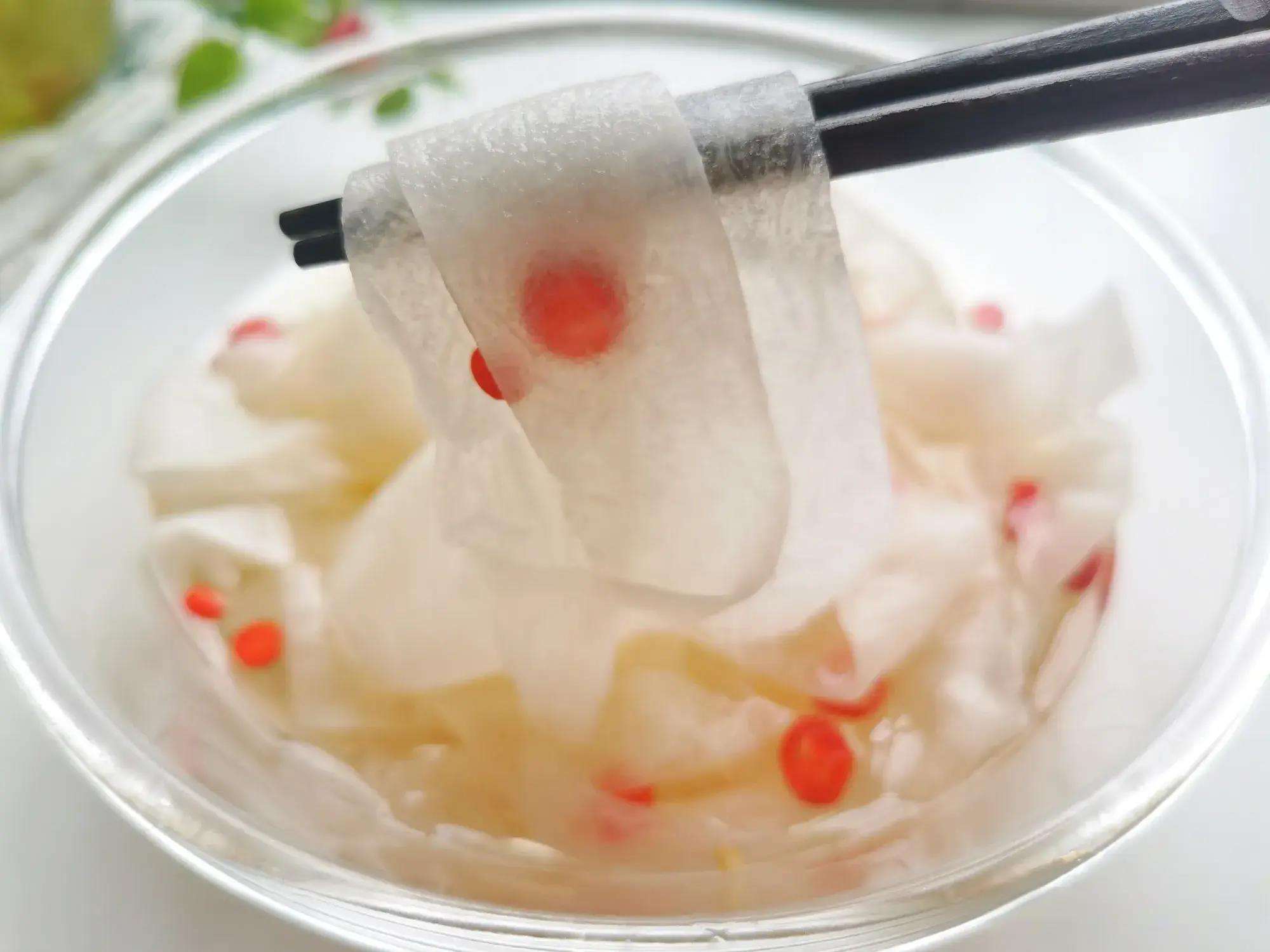 凉菜白萝卜片(白萝卜凉菜图片)