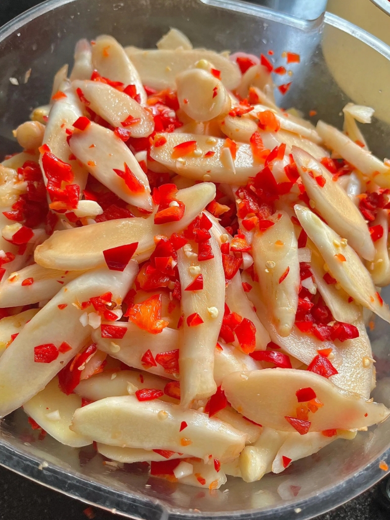 凉菜尖椒醋辣子(尖椒醋辣子的做法)