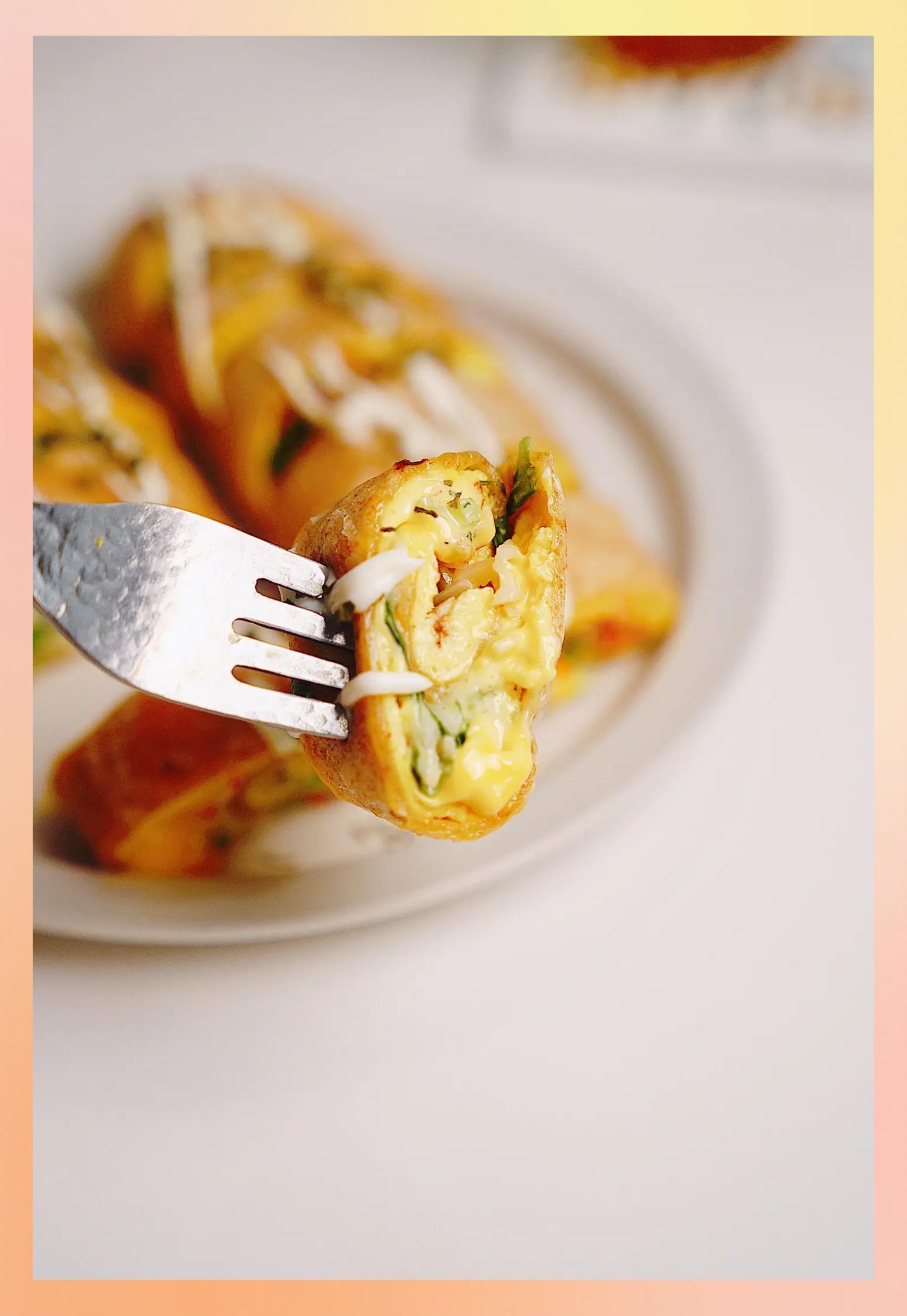 素菜蟹柳卷(蟹柳紫菜卷的做法图解窍门)