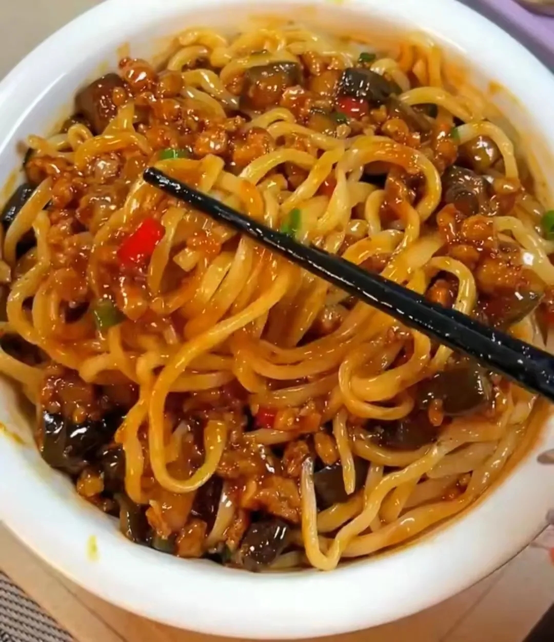 家常茄子打卤面(家常茄子打卤面怎么做)