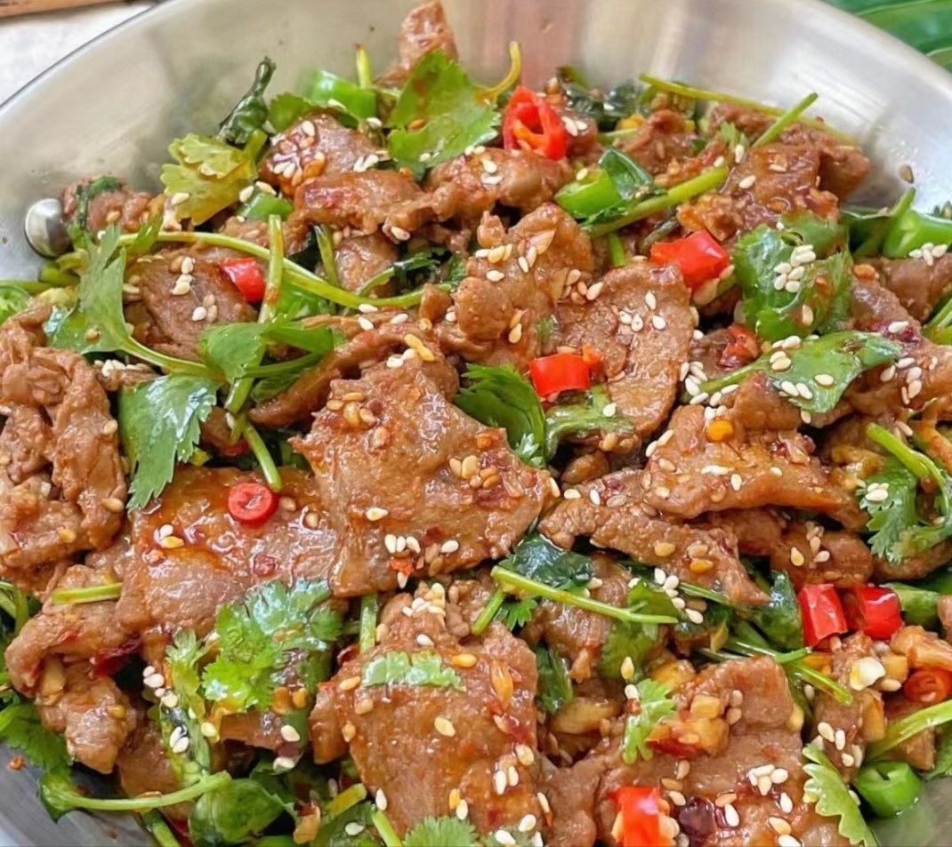 凉菜麻辣牛肉(凉拌麻辣牛肉片的做法)
