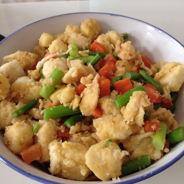 小吃炒馍花(饭店炒馍花的做法) 小吃炒馍花(饭店炒馍花的做法)