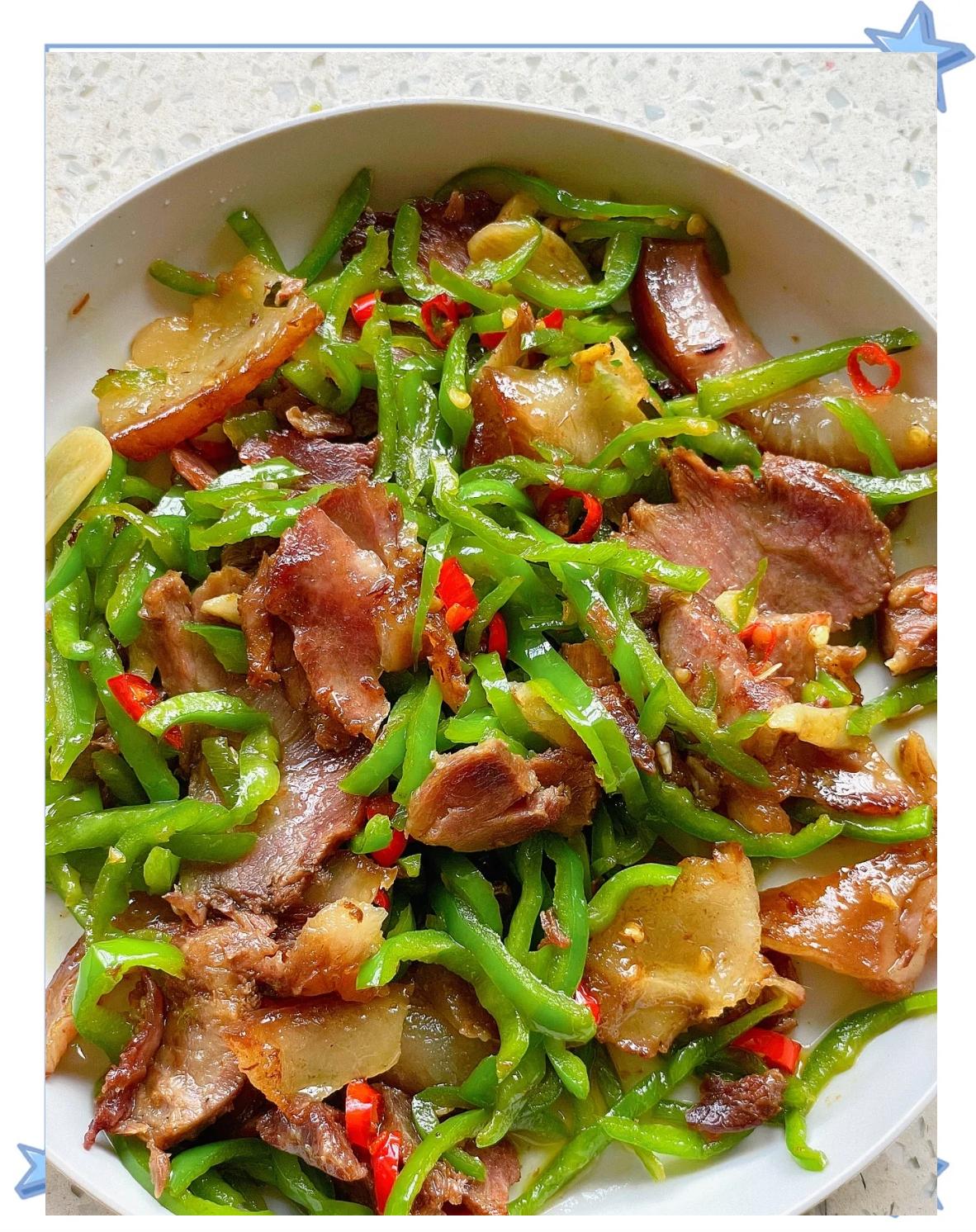 尖椒肉卤的家常做法(尖椒肉卤的做法大全集)