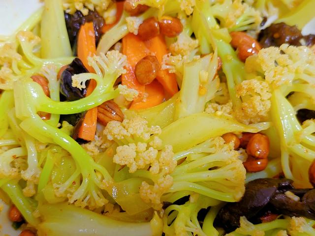 凉菜拌菜花图片大全(凉菜拌菜花图片大全大图)