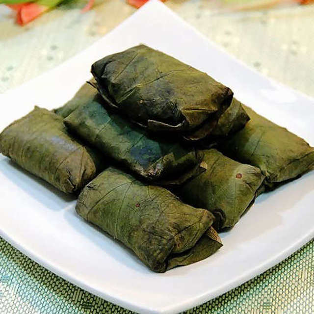 荷叶粉蒸肉素菜(荷叶粉蒸肉的做法视频)