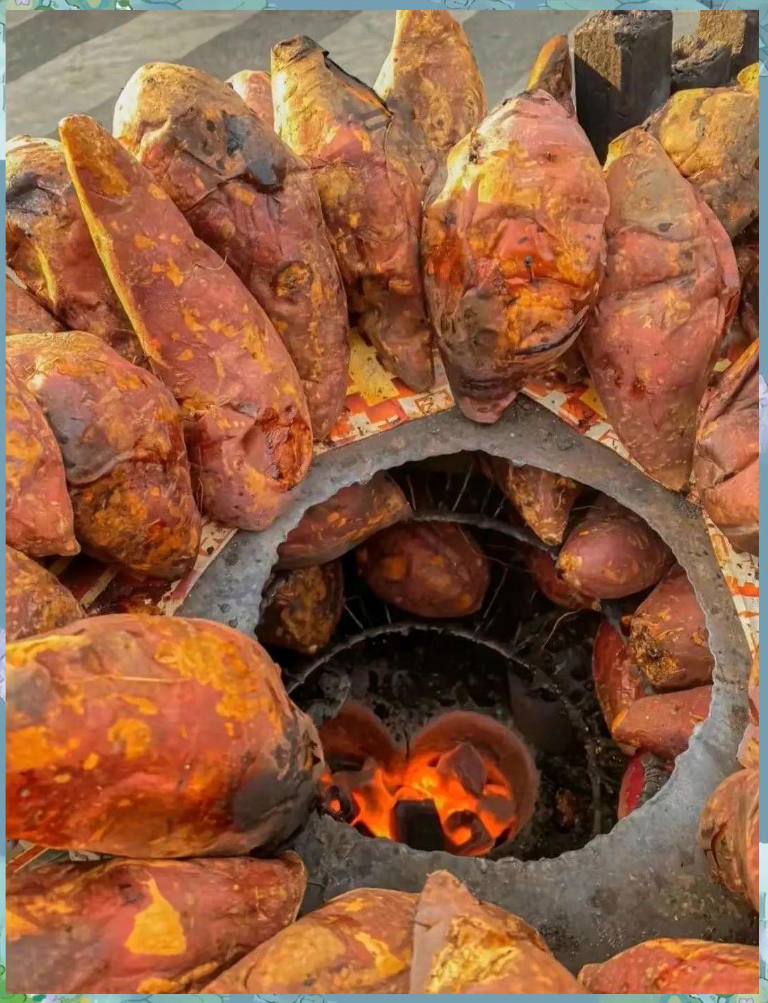 烤红薯小吃(营养健康美食烤红薯) 烤红薯小吃(营养健康美食烤红薯)