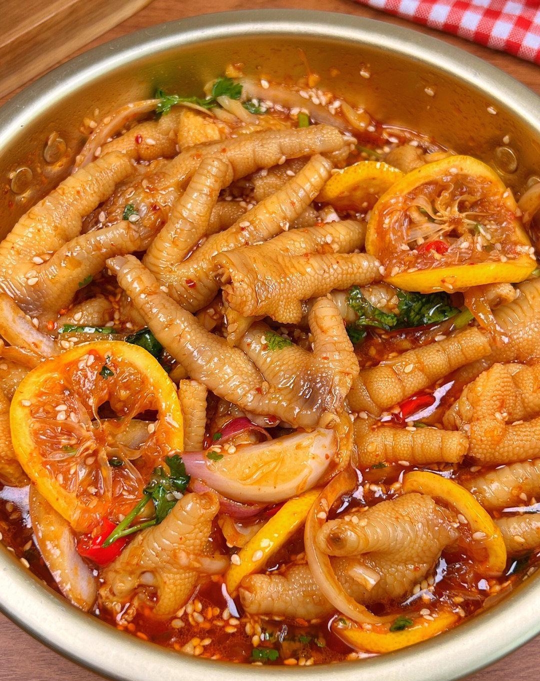 凉菜鸡爪子大全图片(凉菜鸡爪子大全图片高清)