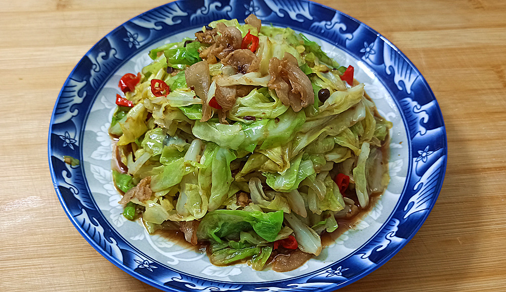 素菜莲花白做法(莲花白菜的做法大全)