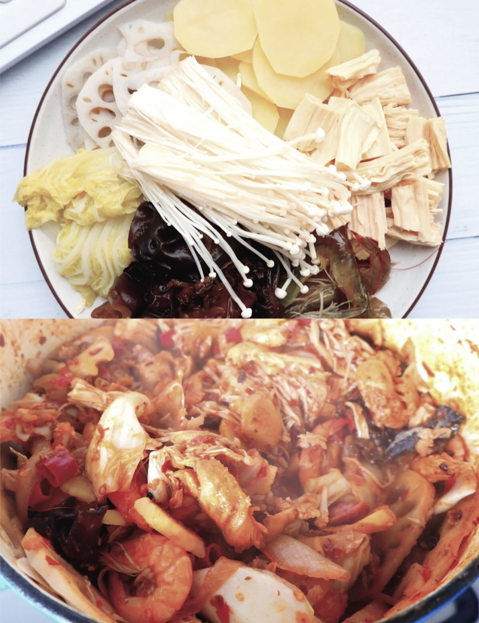 家炒麻辣香锅素菜(家炒麻辣香锅素菜的做法)