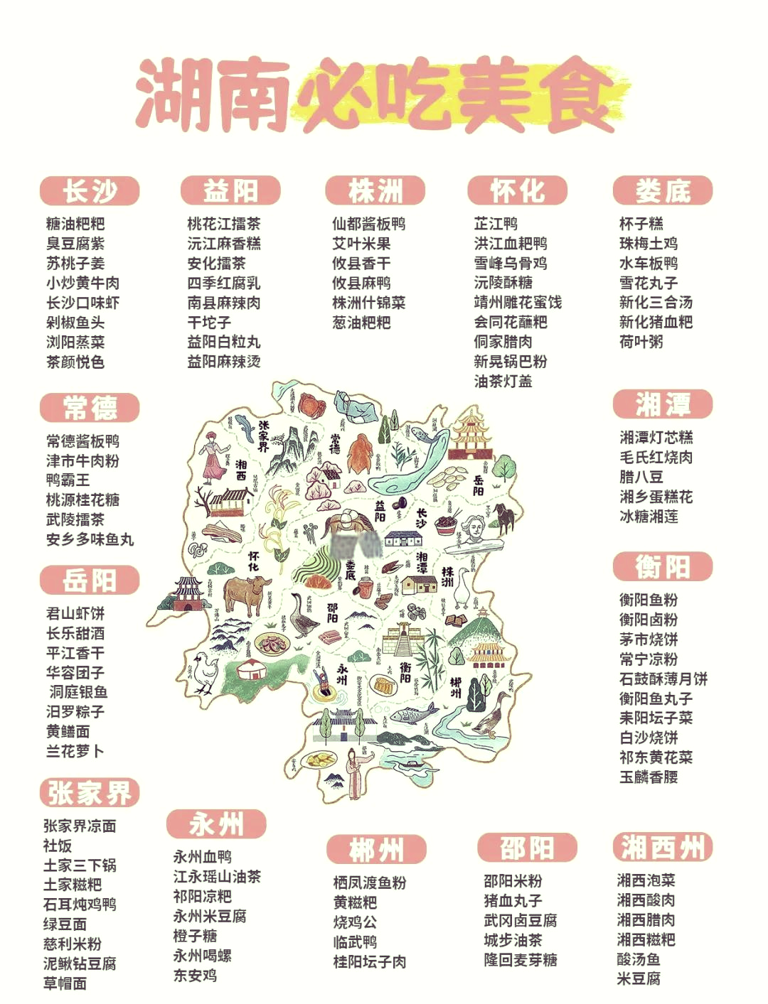 湖南的特色大全(湖南的特色地方和食物)