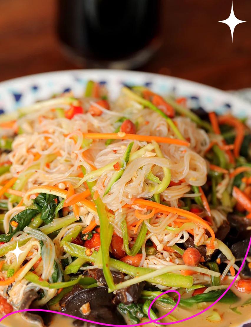 一盘粉条凉菜(一盘粉条凉菜多少克)