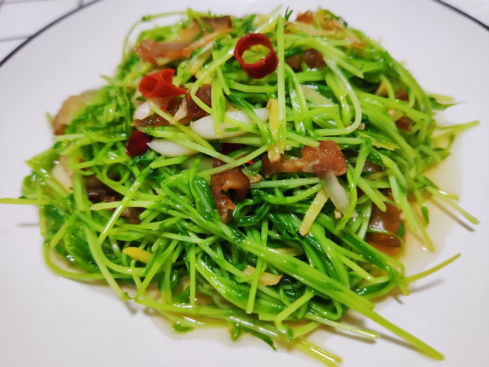 松柳苗吃法的家常做法(松柳苗吃法的家常做法窍门)