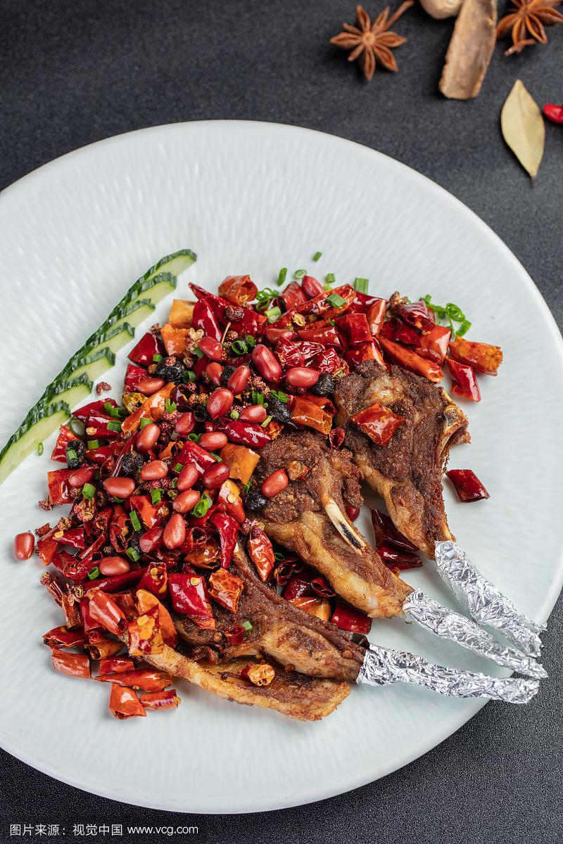 特色香辣羊排图片(特色香辣羊排图片高清)