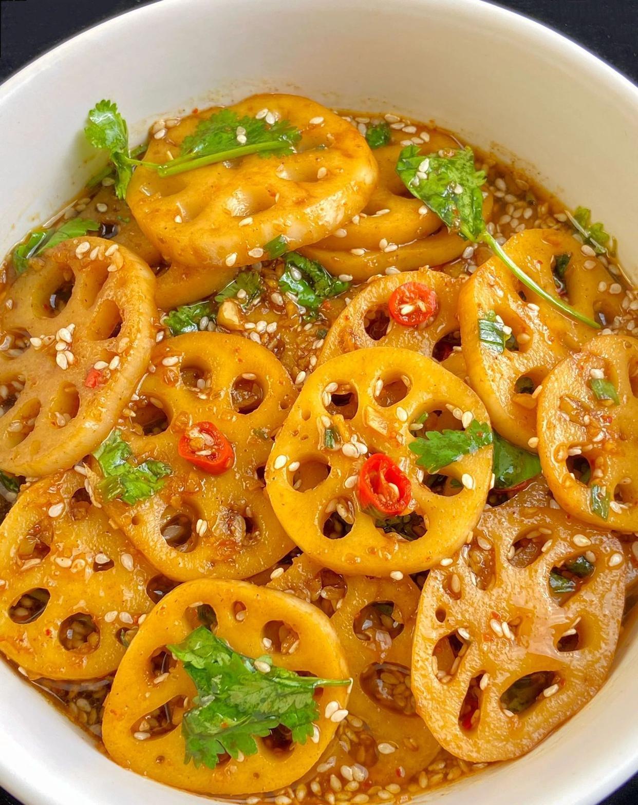 凉菜莲藕跟花生做法(藕和花生米怎么调凉菜)