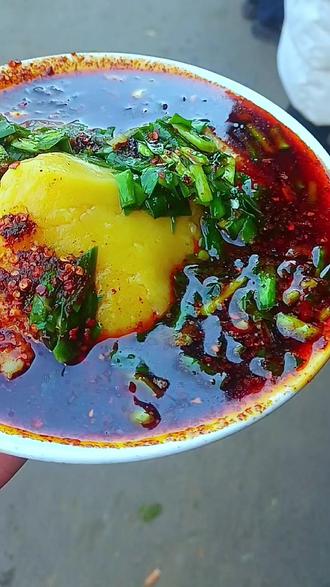 陕西特色美食搅团(陕西小吃搅团的做法视频)