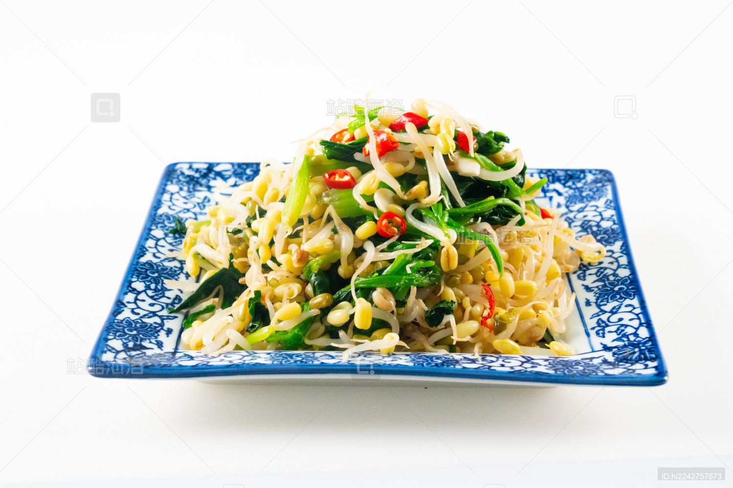 豆芽菠菜拌凉菜(菠菜豆芽菜的凉拌)