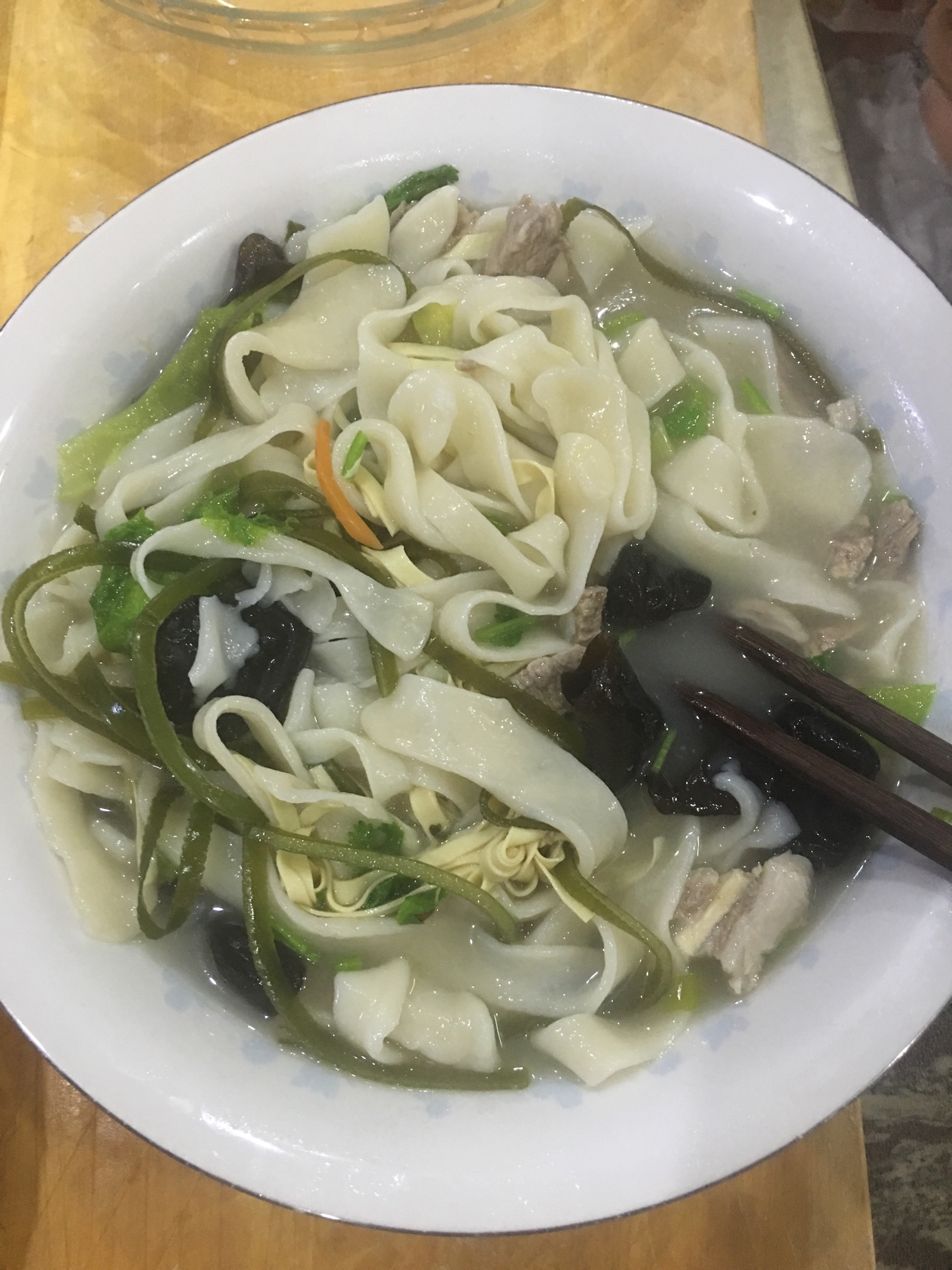 家庭版素菜烩面(素烩面都用什么菜配菜)