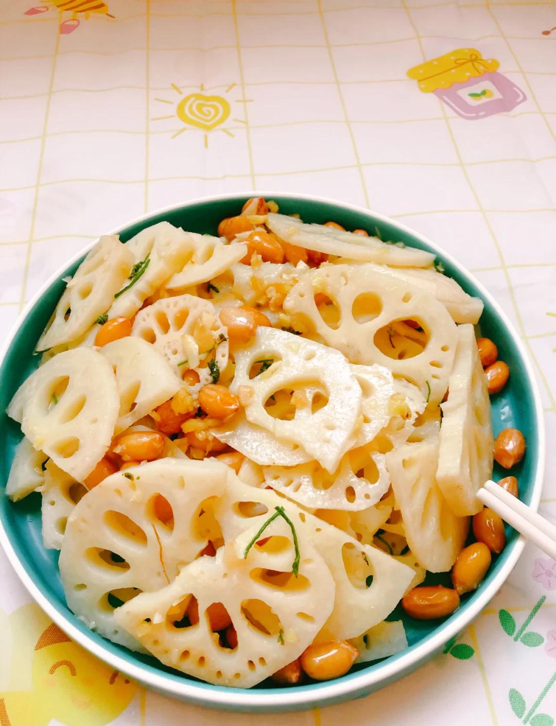 青菜花生凉菜做法(青菜花生米怎么凉拌)