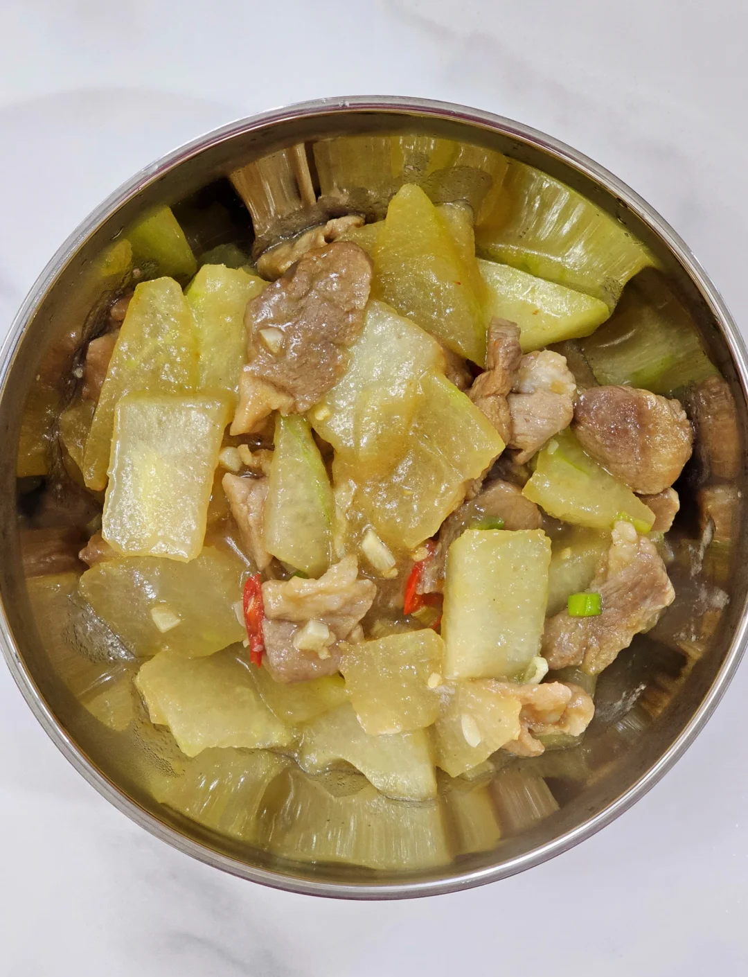 冬瓜炖肉的家常做法(冬瓜炖肉的家常做法大全家常窍门)