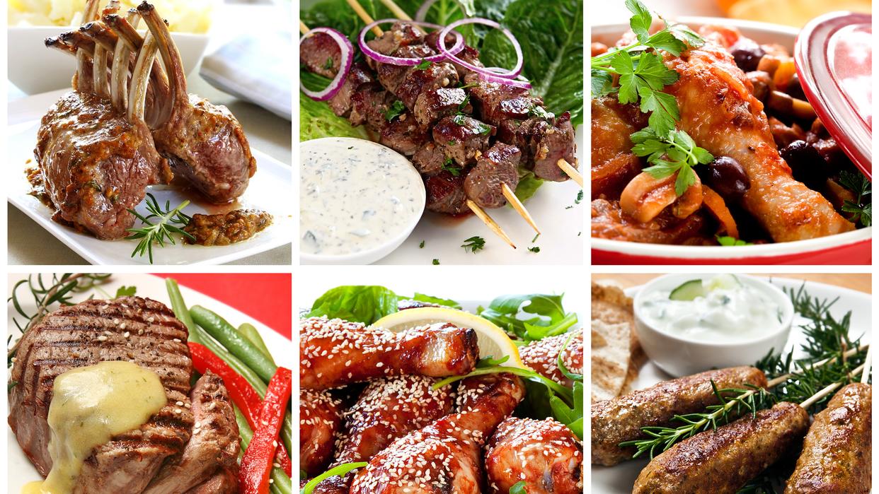 素菜混菜(素菜荤菜搭配)