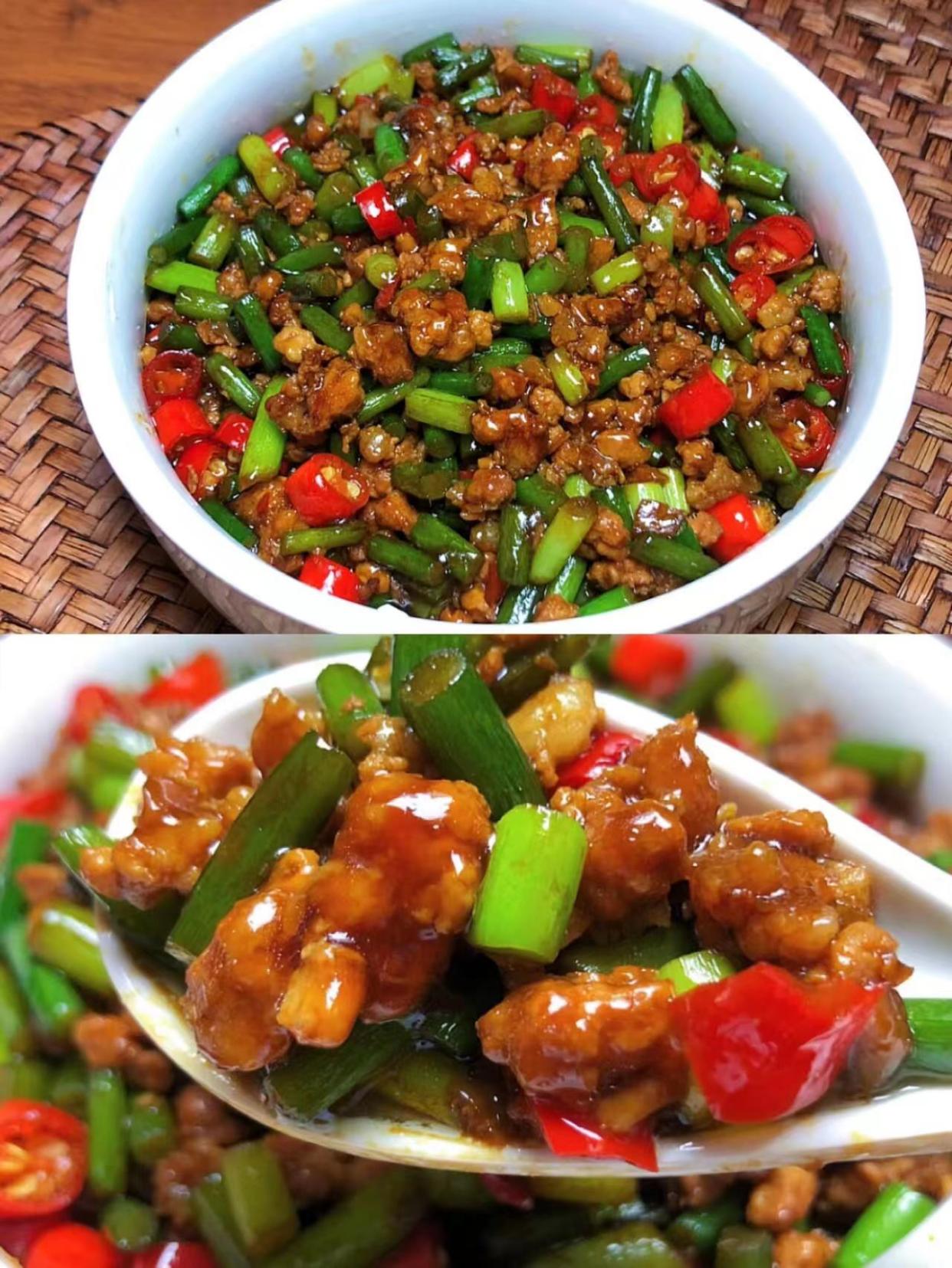 蒜苔炒什么素菜好吃(蒜苔炒什么菜比较好吃)