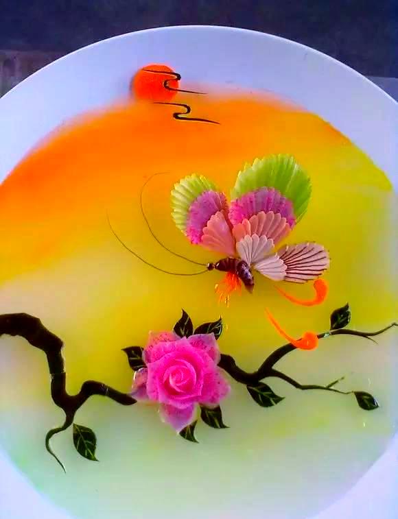 凉菜拼碟装饰(精美凉菜拼盘的造型)