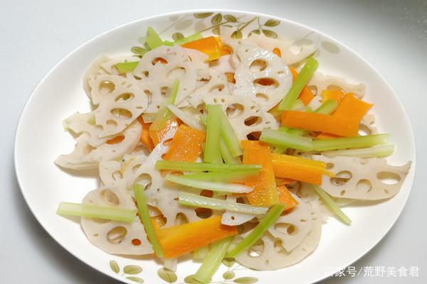 西芹凉菜藕(芹菜莲藕的凉菜的做法) 西芹凉菜藕(芹菜莲藕的凉菜的做法)