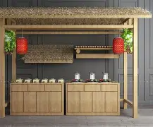 包子小吃推车(包子摆摊推车图片大全)