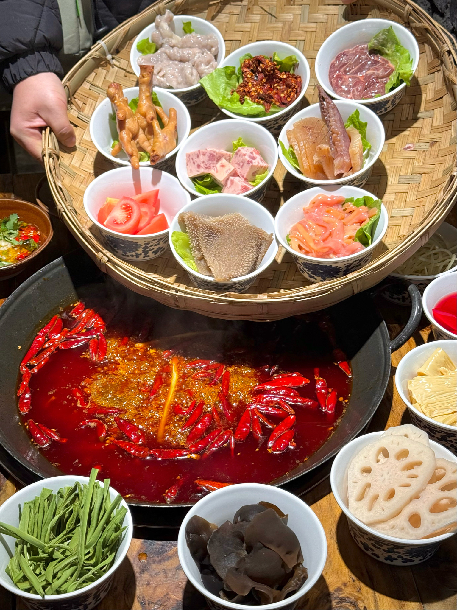 火锅素菜菜品图片大全(火锅菜素菜谱大全带图片)