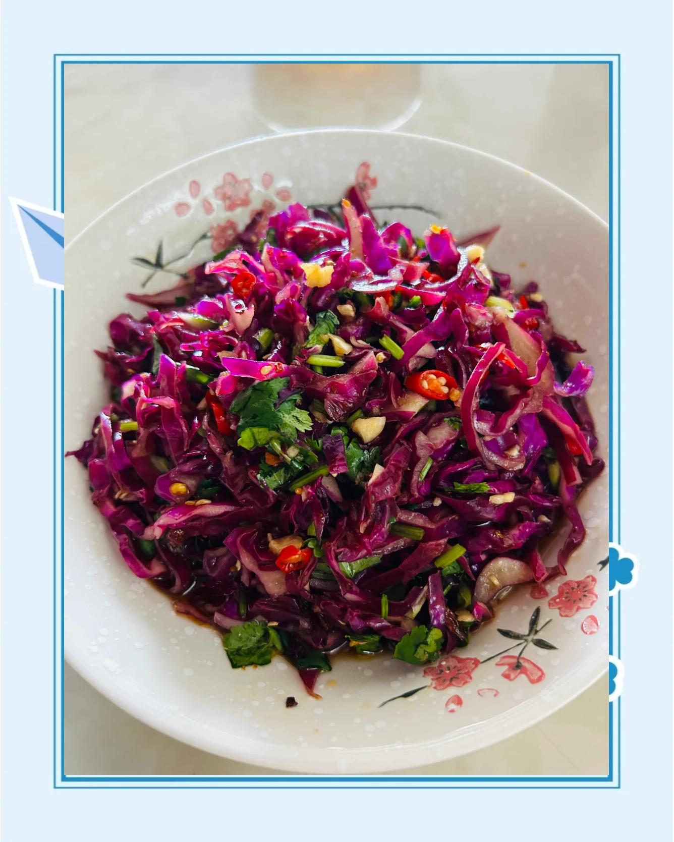 紫元葱拌凉菜(紫元葱怎么凉拌好吃)