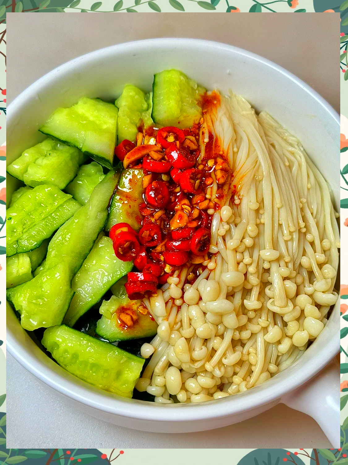 金针磨拌黄瓜家常做法(黄瓜金针蘑拌凉菜怎么拌) 金针磨拌黄瓜家常做法(黄瓜金针蘑拌凉菜怎么拌)