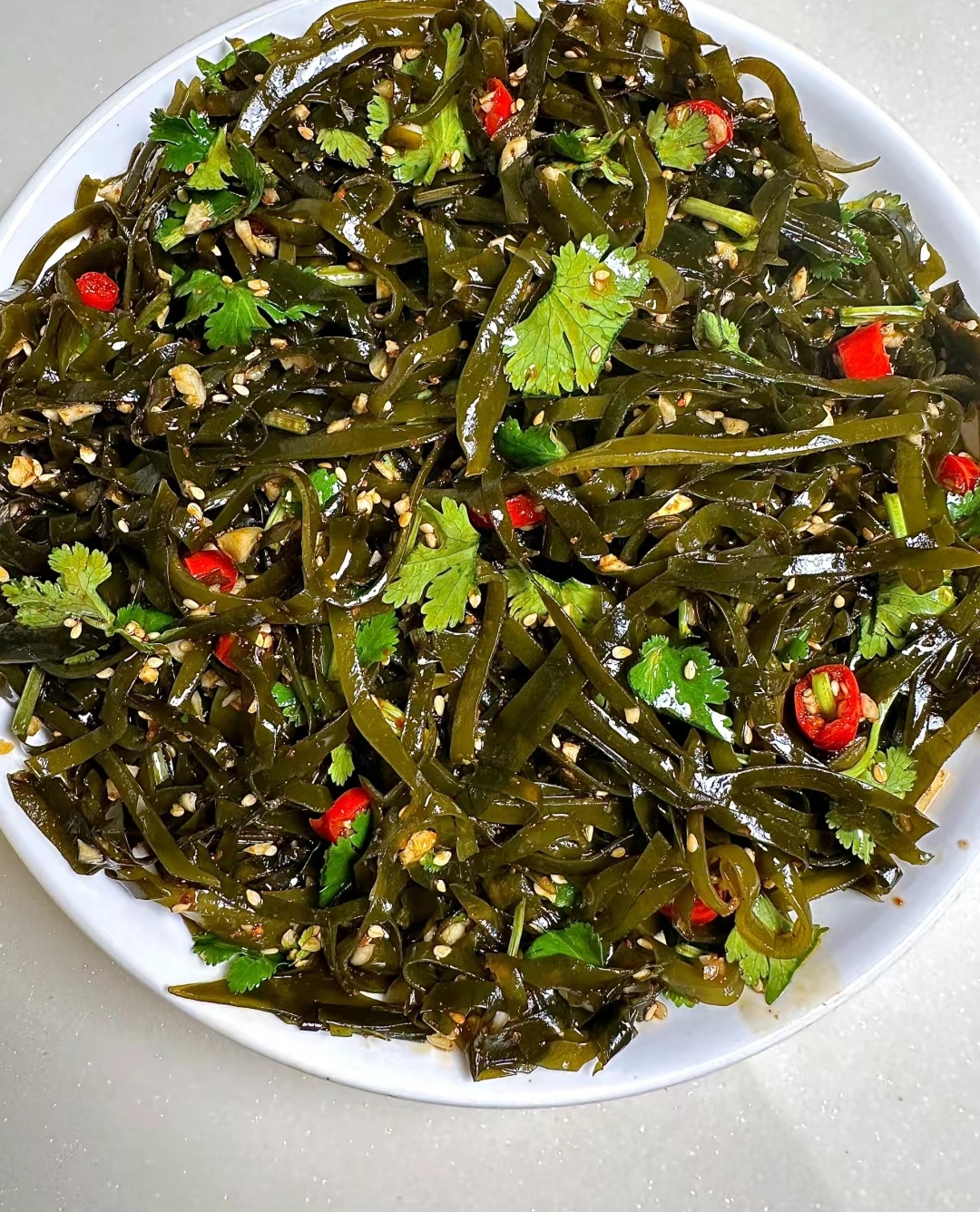 凉菜海带图片(凉菜海带丝做法大全)