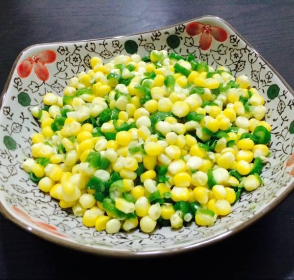 凉菜辣椒玉米粒(玉米粒凉菜怎么做好吃)