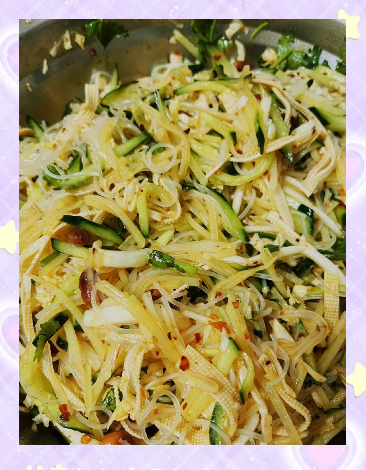 凉拌粉丝的家常做法简单(凉拌粉丝的家常做法简单芥末油)