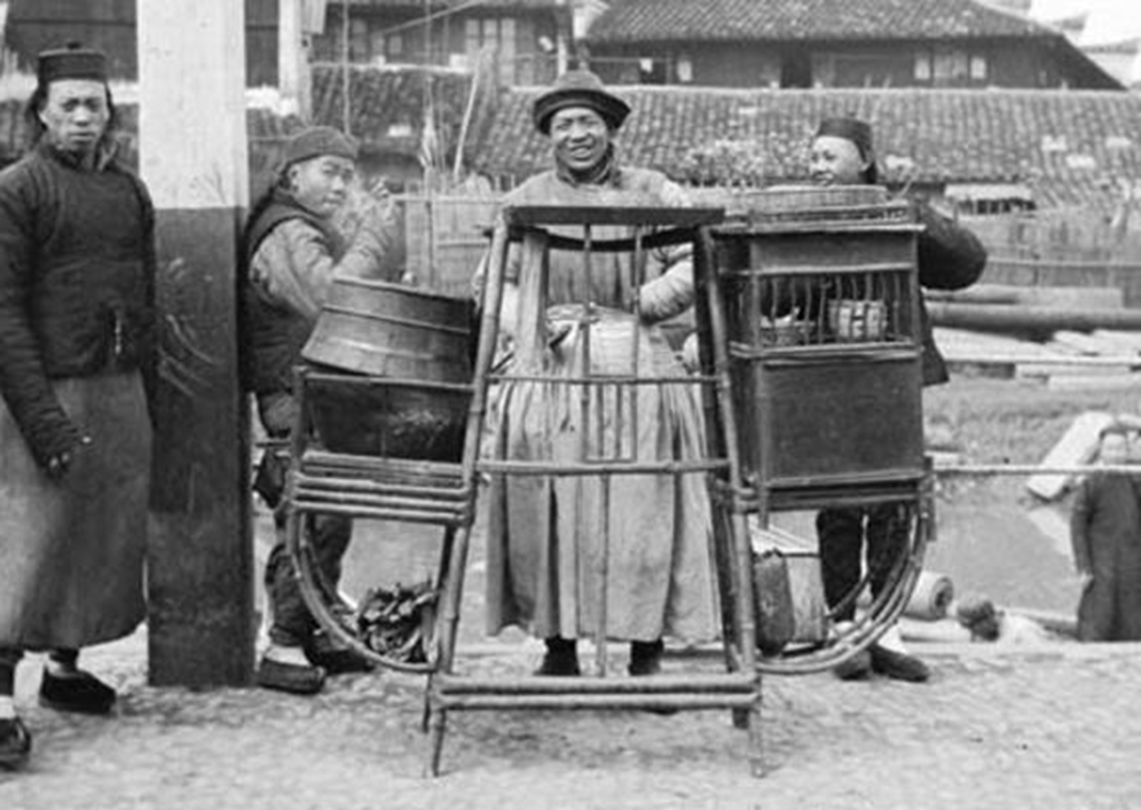 清朝卖小吃图案(清朝卖小吃图案图片)