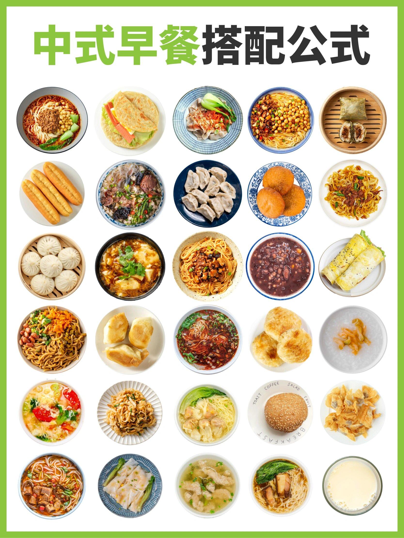 早餐菜谱菜单(早餐菜单大全菜名大全)