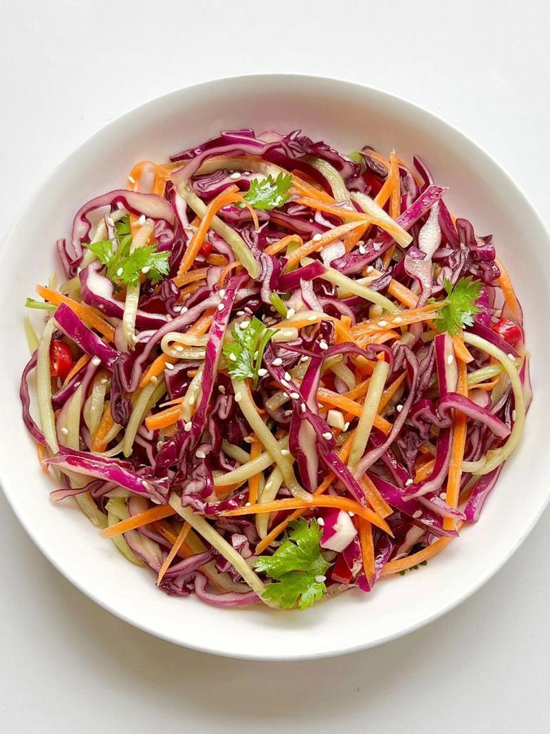 紫甘蓝麻酱凉菜(紫甘蓝可以做麻辣烫吗) 紫甘蓝麻酱凉菜(紫甘蓝可以做麻辣烫吗)