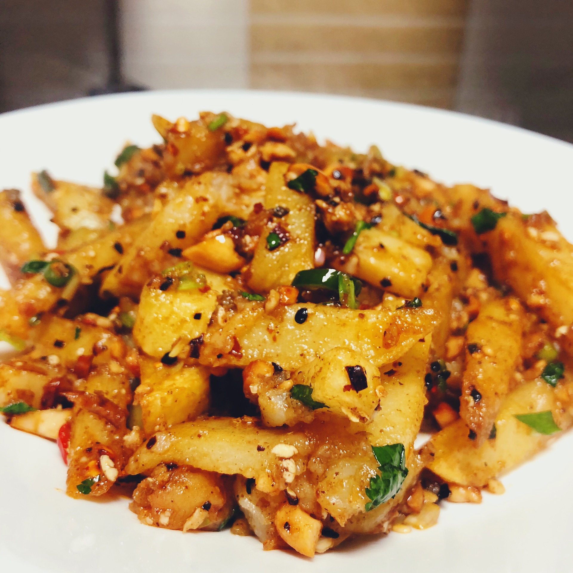 甘肃小吃麻辣土豆(甘肃麻辣土豆粉的做法) 甘肃小吃麻辣土豆(甘肃麻辣土豆粉的做法)