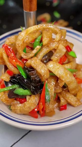 炸过肉皮的家常做法(炸过肉皮的家常做法窍门)