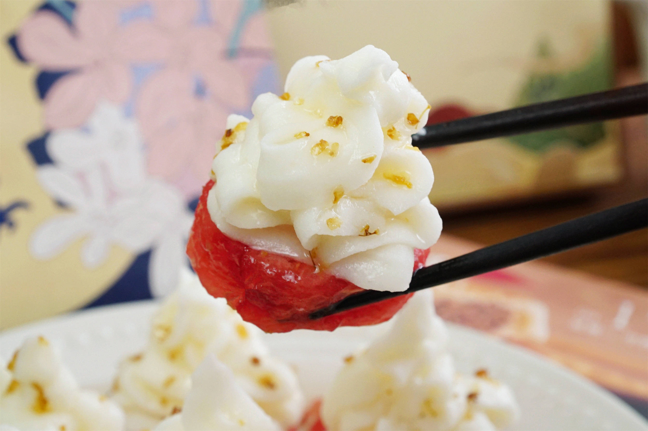 凉菜简单果酱裱花(凉菜果酱简单入门画盘)